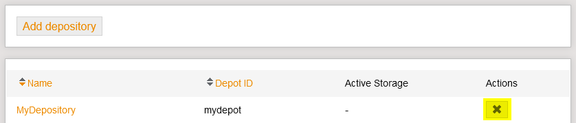 ArtifactManagementRemoveDepository