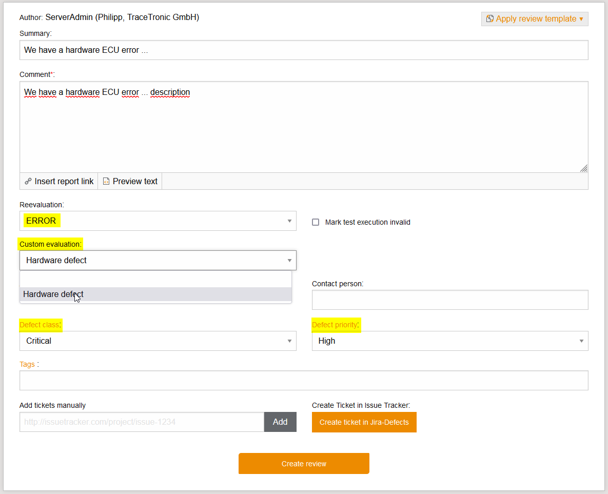 ReviewWorkflowVerdictSelectionResult