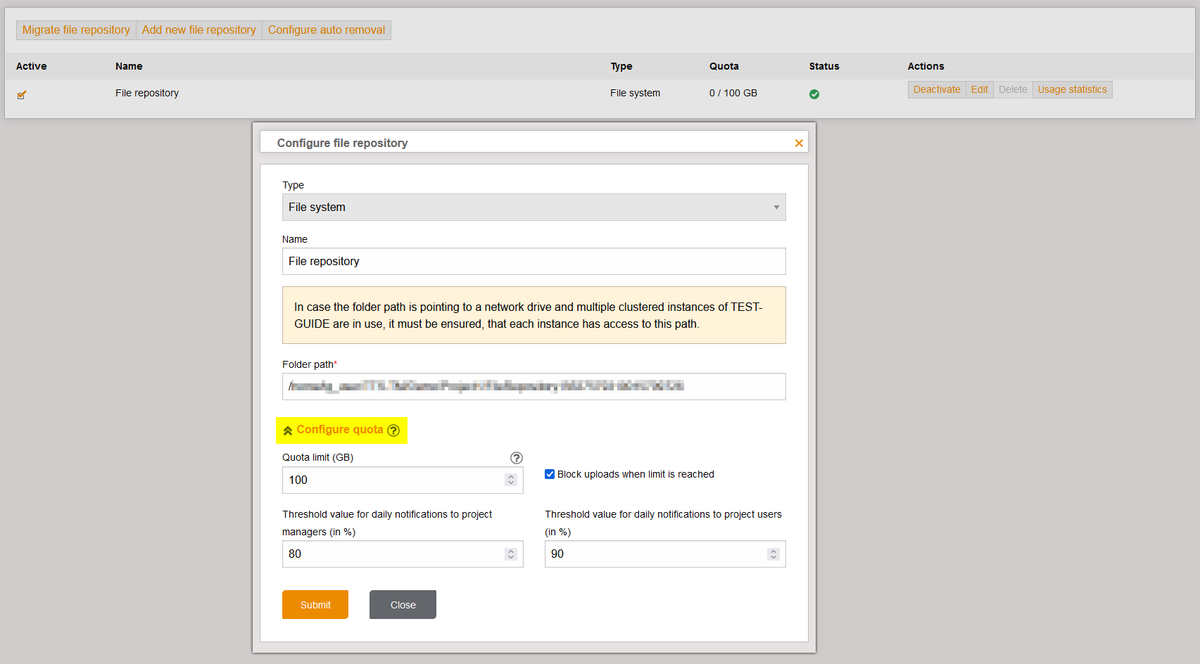 QuotaBlockerAndNotifications