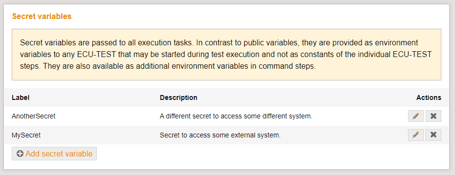 SecretVariablesForTestExecution