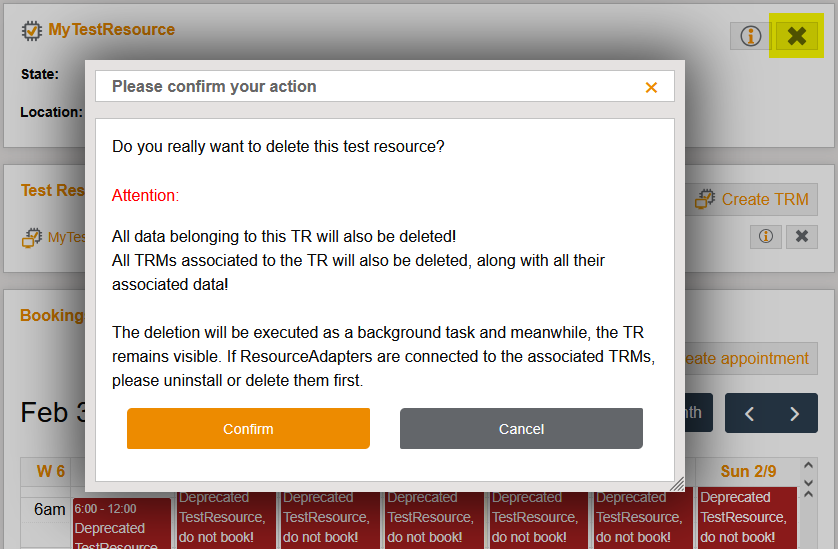 ti DeleteTestResourceViaGui
