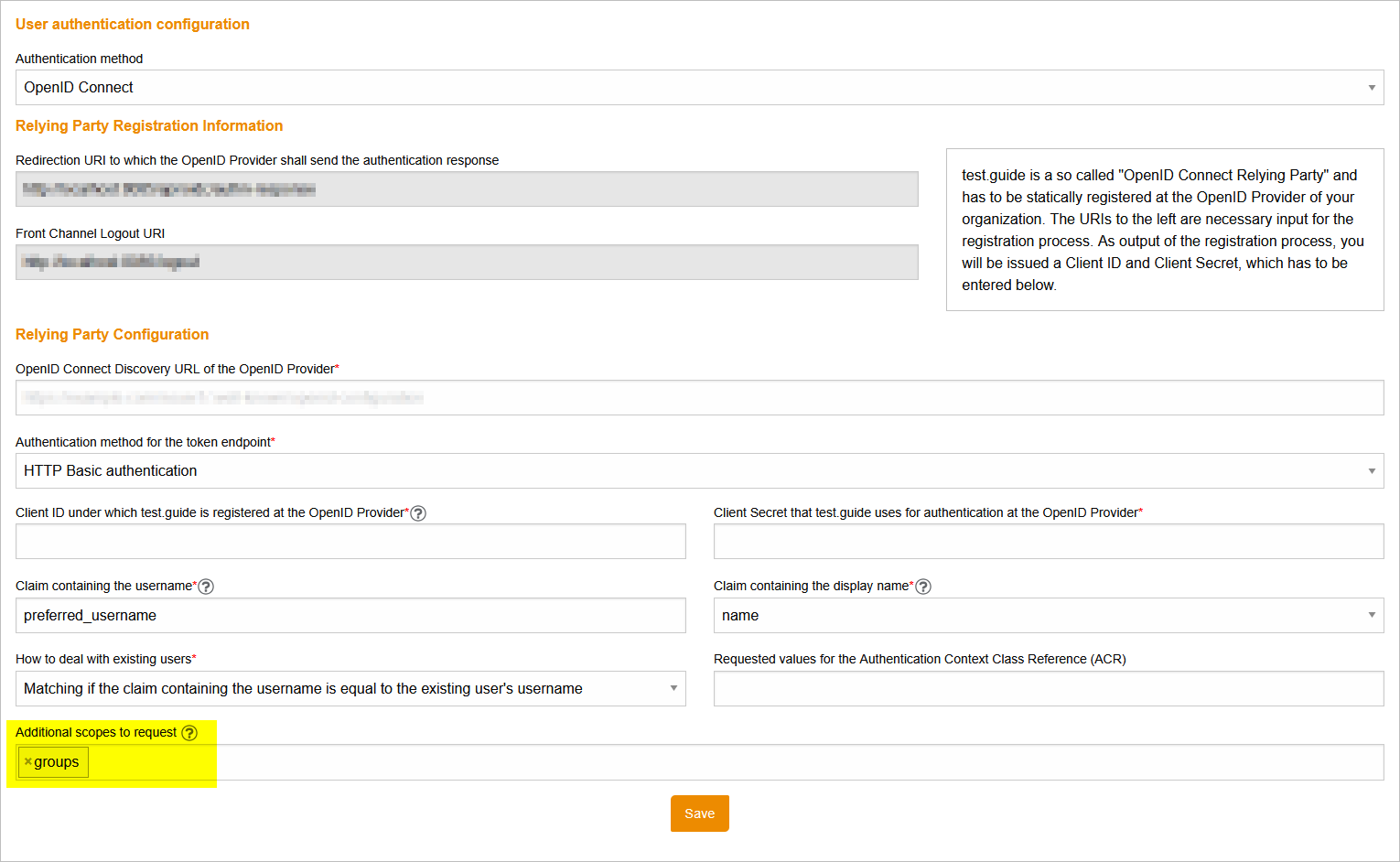 OidcConfigAdditionalScope