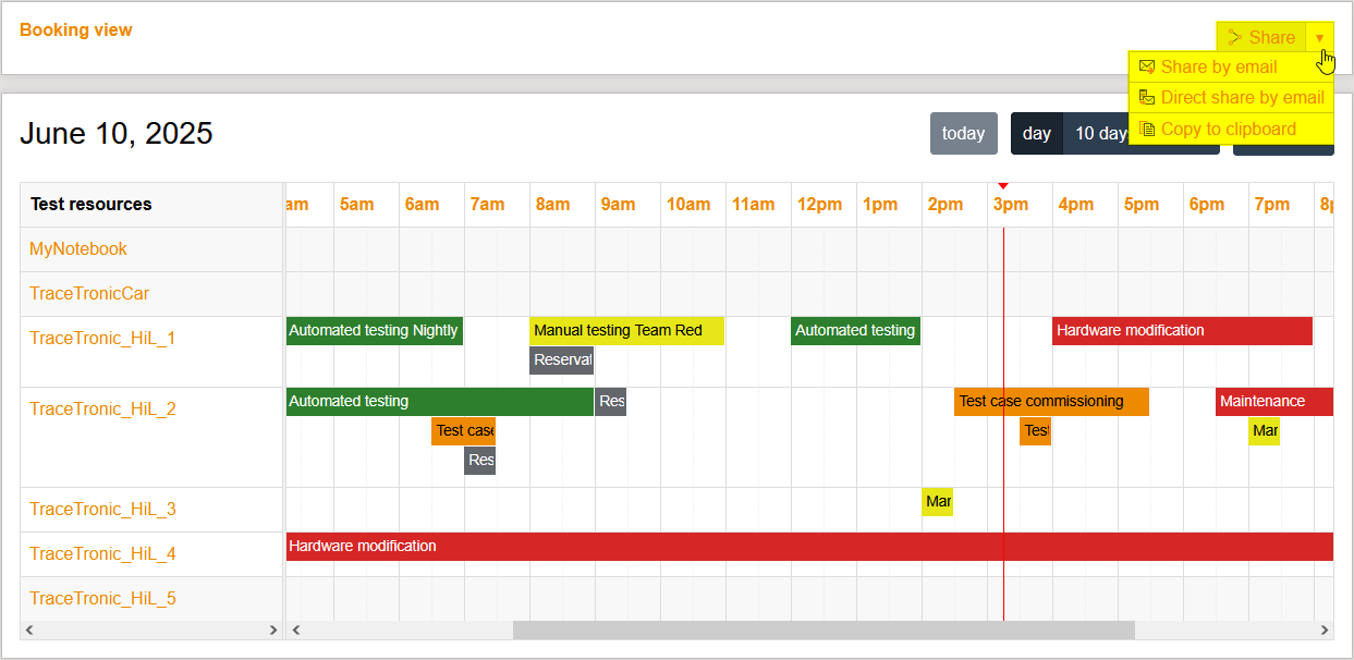 ti TestResourceBookingViewShareButton