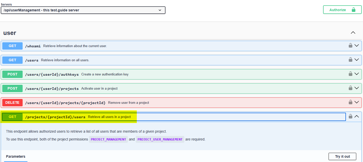 GetAllProjectUsersRestApi