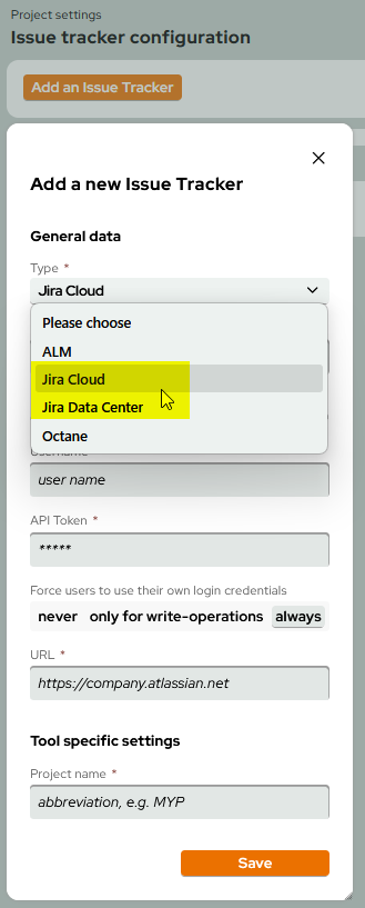 JiraCloud DataCenterOption