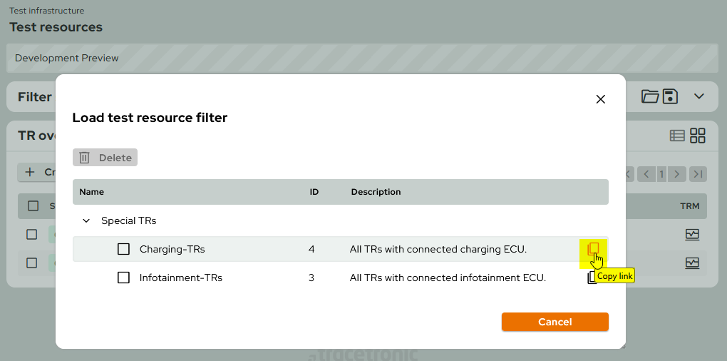 ti LoadTrFilterCopyLink