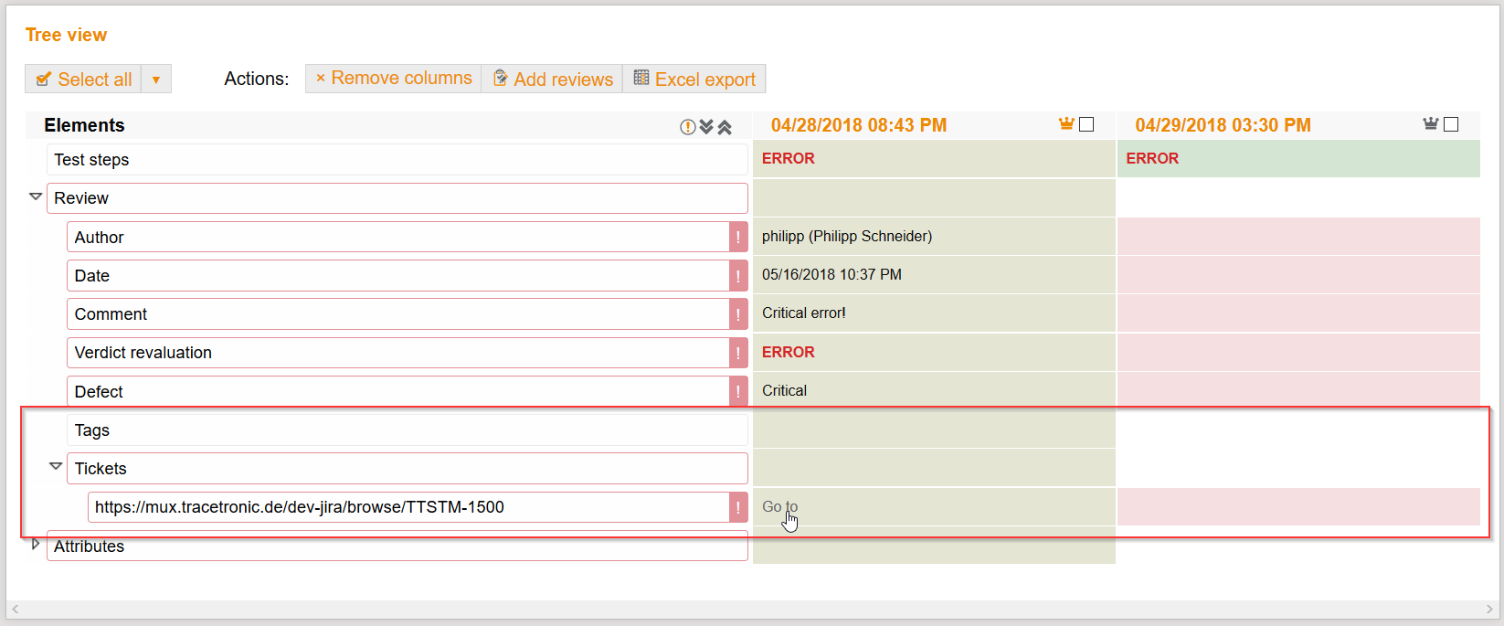 CompareReviewTicketAndTags