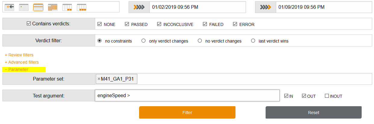 FilterGroups GroupResult