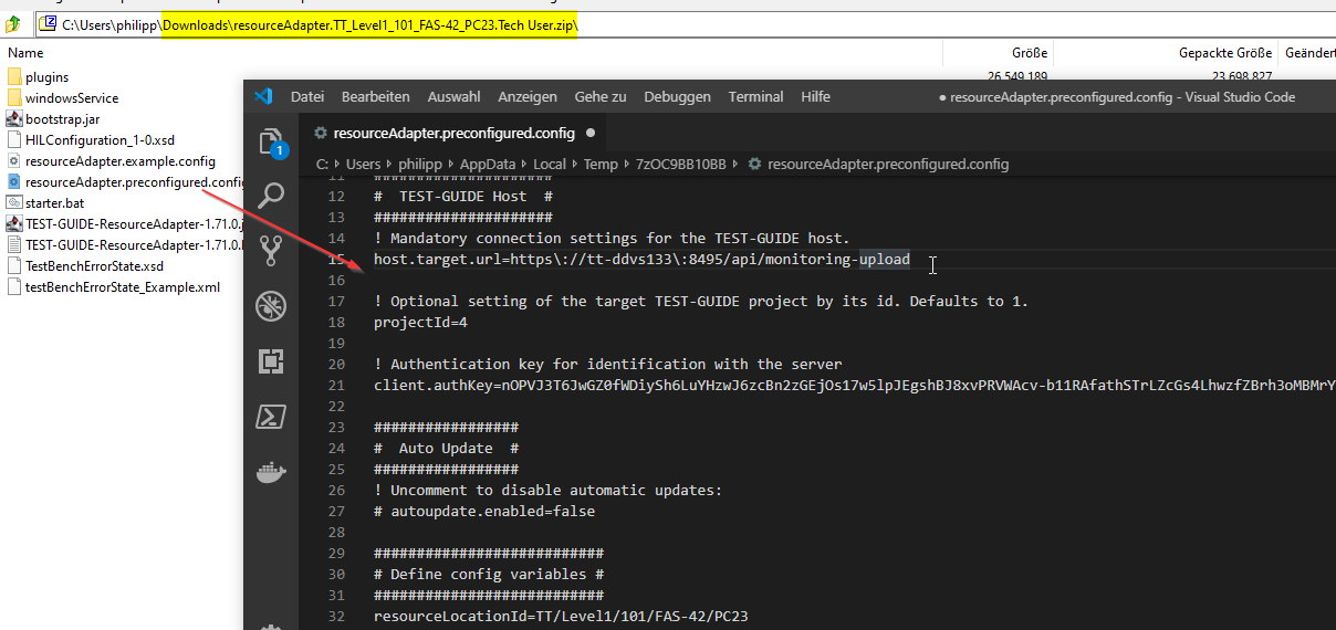 ResourceAdapterConfigResult