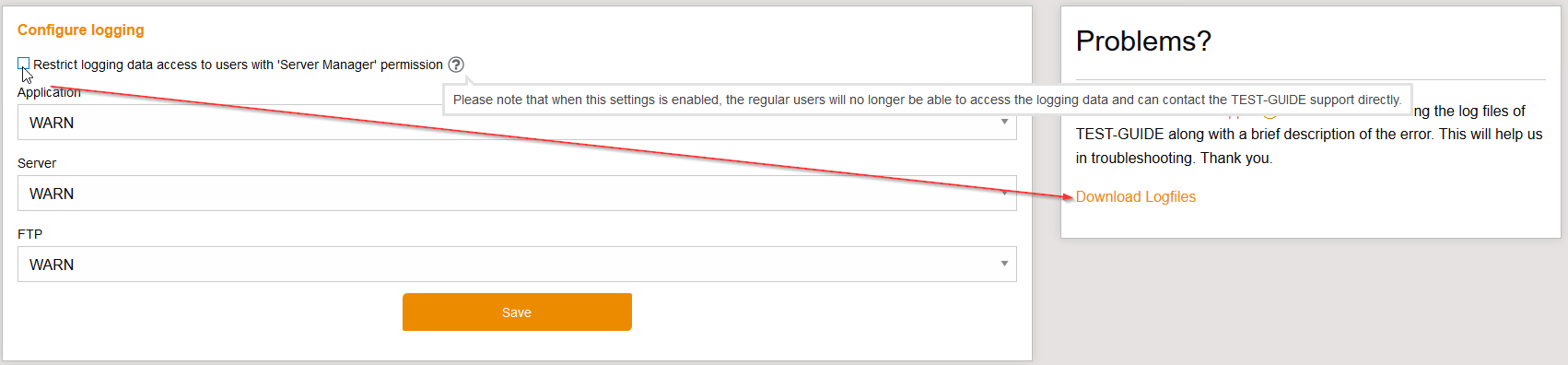 LogsOnlyForServerManager
