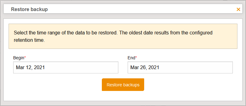 UseBackupToRestoreReportUploads